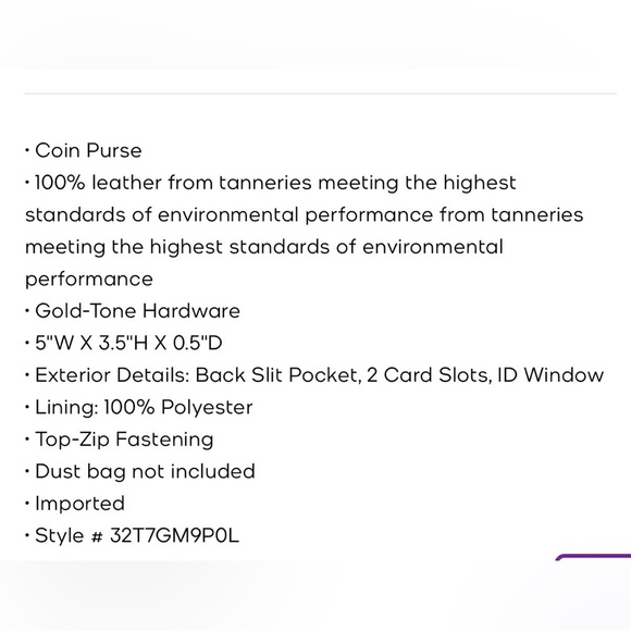 Michael Michael Kors Jet Set, Zip Top, Tan Wallet - Picture 14 of 14